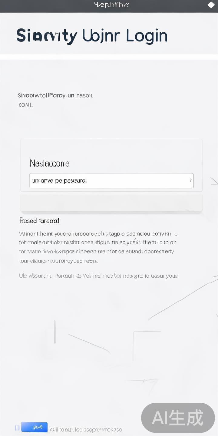 登录过程通常简单明了，只需填写注册时使用的账号和密