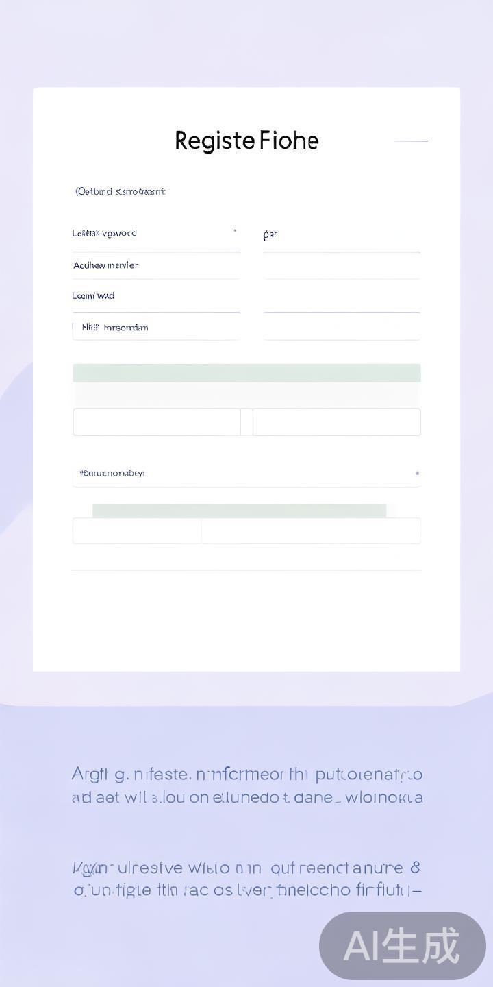 在注册页面，用户需填写必要信息，包括用户名、登录密
